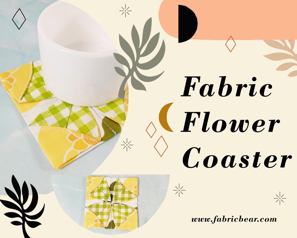 Fabric Flower Coaster