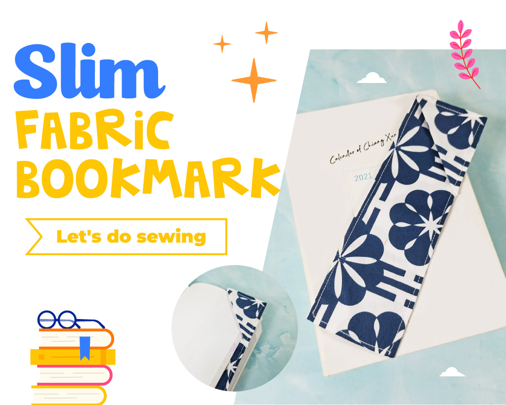 Slim Fabric Bookmark