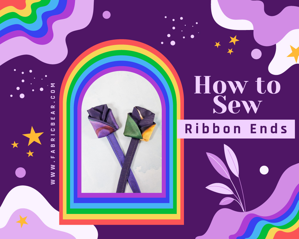 How to Sew Ribbon Ends