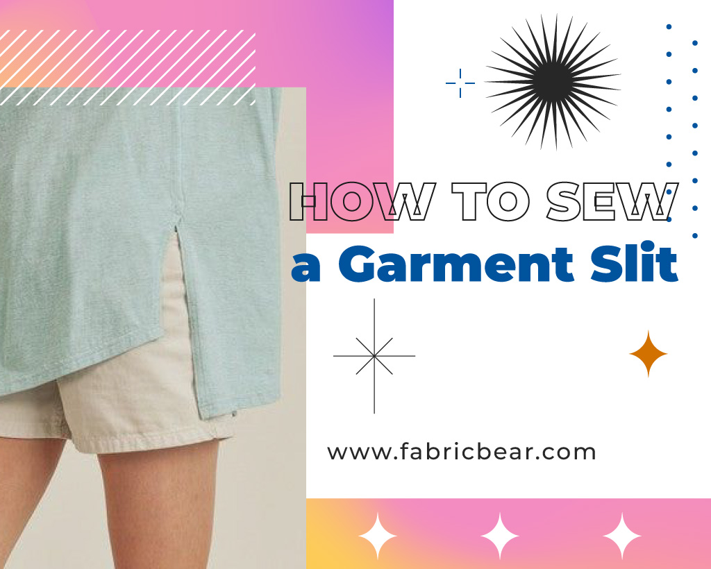 How to Sew a Garment Slit