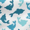 Dolphin Silhouette Blue Series Jersey Backed Fleece