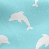 White Color Block Dolphin Silh Jersey Backed Fleece