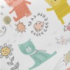 Colorful Playing Cats Midweight Cotton Poplin
