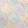 Spiked Swirl Pattern Pongee