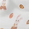 Orange Easter Eggs And Rabbit Terry