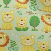 Cute And Lovely Lion Family Chiffon