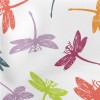 Colorful Hand Drawn Dragonfly Lightweight Cotton Poplin