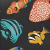 Colorful Fish On The Seabed Twill