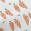 Hand Drawn Smiling Carrot Performance Linen