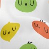 Hand Drawn Expression Fruit Lightweight Performance Linen