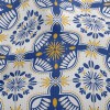 European Tiles With Flowers An Athletic Mesh Flat Back