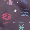 Colorful Horoscope Symbols Micro Fleece