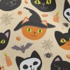 Black Cat Witch Cat Chiffon