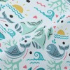 Playful Whale Piqué