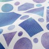Watercolor Polygons Performance Linen