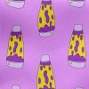 Cartoon Doodle Lava Lamp Jersey Backed Fleece