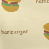 Hand Drawn Cute Hamburger Pongee