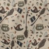 Halloween Spider Broom Witch H Lightweight Cotton Poplin
