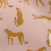 Hand-painted Color Block Leopa Chiffon