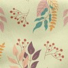 Berry Tree Branches Leaves Jersey Backed Fleece