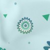 Psychedelic Gradient Flowers Lightweight Cotton Poplin