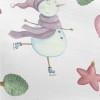 Elegant Skating Snowman Pongee