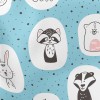 Nordic Style Hand Drawn Animal Stretch Ponte