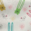Color Long-eared Rabbit Jersey Backed Fleece