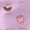 Funny Cartoon Donut Waterproof Canvas
