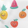 Smiley Tropical Fruit Stretch Ponte