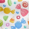 Happy Colorful Candies Jersey Backed Fleece