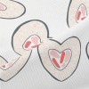 Hand Drawn Love Heart Roll Sus Piqué