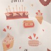 Sweet Love Cake Dessert Lightweight Performance Linen