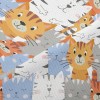 Cute Colorful Cat Piqué