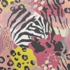 Colorful Abstract Animal Print Pongee