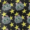 Big Eyes Black Cat Waterproof Canvas