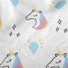 Elegant Unicorn Diamond Minky