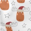 Cartoon Christmas Elk Stretch Ponte