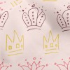 Line Art Crown Micro Fleece