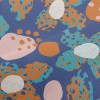 Abstract Dots Flowers Performance Linen
