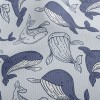 Hand Drawn Whale Illustration Athletic Mesh Flat Back