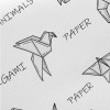 Simple Origami Animal Pattern Midweight Cotton Poplin