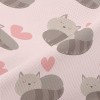 Love Blushing Cat Piqué