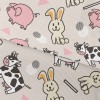 Cartoon Ranch Animals Waterproof Oxford