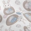 Colorful Eggs And Rabbits Lightweight Performance Linen