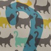 Cat Puzzle Mosaic Chiffon