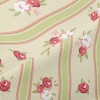 Straight Stripe Small Floral Piqué