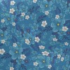 Cool Color Flower Midweight Cotton Poplin
