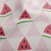 Triangular Pyramid Watermelon Athletic Mesh Flat Back