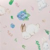 Cute Rabbit Watercolor Paintin Twill